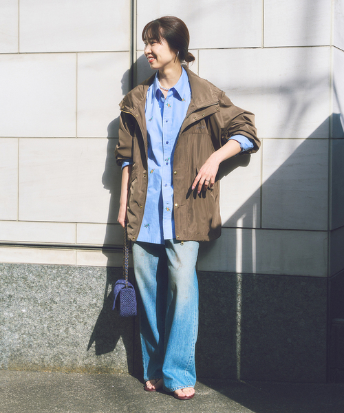 FRAMeWORK（フレームワーク）の「A POINT/アポワン MALALA（かごバッグ・レディース・ネイビー/アイボリー・FREE）」の10枚目の写真