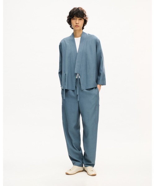 KENZO（ケンゾー）の「カーゴ ジョグパンツ イン ビスコース リサイクル ウール（その他パンツ・メンズ・グレー系その他・LARGE/MEDIUM/SMALL）」の7枚目の写真