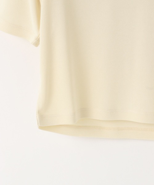 LOWRYS FARM(ローリーズファーム)の「フィブリル5S 638391(Tシャツ/カットソー・レディース・ピンク/ブラック/アイボリー/グレー・FREE)」の9枚目の写真