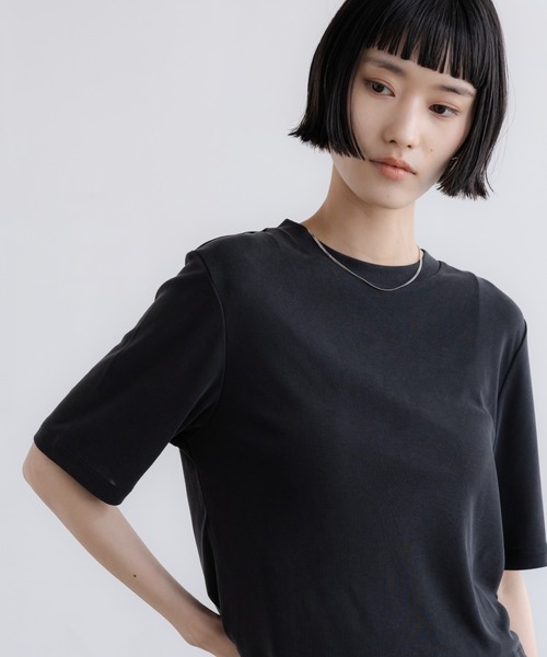 LOWRYS FARM(ローリーズファーム)の「フィブリル5S 638391(Tシャツ/カットソー・レディース・ピンク/ブラック/アイボリー/グレー・FREE)」の15枚目の写真
