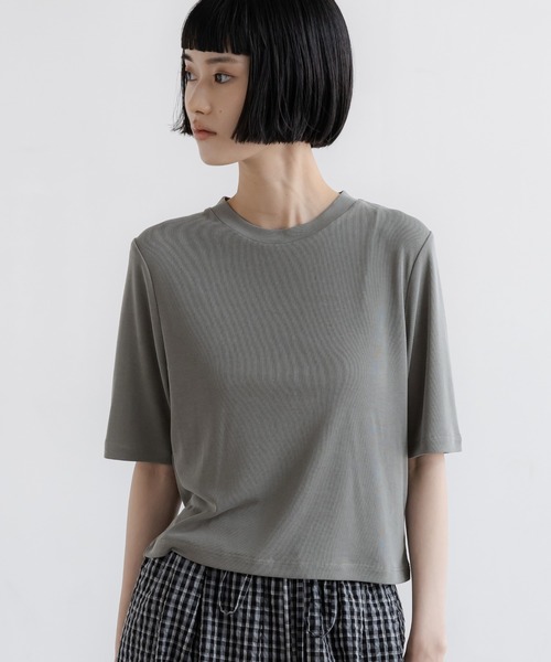 LOWRYS FARM(ローリーズファーム)の「フィブリル5S 638391(Tシャツ/カットソー・レディース・ピンク/ブラック/アイボリー/グレー・FREE)」の16枚目の写真