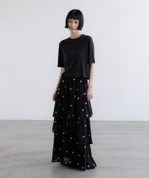 LOWRYS FARM(ローリーズファーム)の「フィブリル5S 638391(Tシャツ/カットソー・レディース・ピンク/ブラック/アイボリー/グレー・FREE)」の22枚目の写真