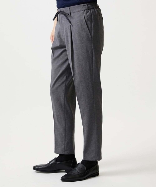 MICHEL KLEIN HOMME (ミッシェルクランオム)の「9分丈セミイージースラックスパンツ(スラックス・メンズ・ブラック/ダークグレー・MEDIUM/LARGE/X-LARGE)」の15枚目の写真