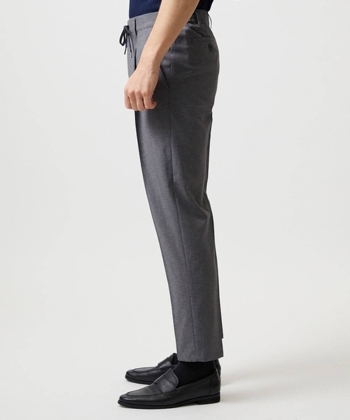 MICHEL KLEIN HOMME (ミッシェルクランオム)の「9分丈セミイージースラックスパンツ(スラックス・メンズ・ブラック/ダークグレー・MEDIUM/LARGE/X-LARGE)」の12枚目の写真