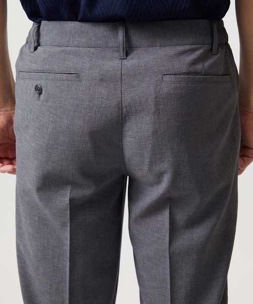 MICHEL KLEIN HOMME (ミッシェルクランオム)の「9分丈セミイージースラックスパンツ(スラックス・メンズ・ブラック/ダークグレー・MEDIUM/LARGE/X-LARGE)」の10枚目の写真