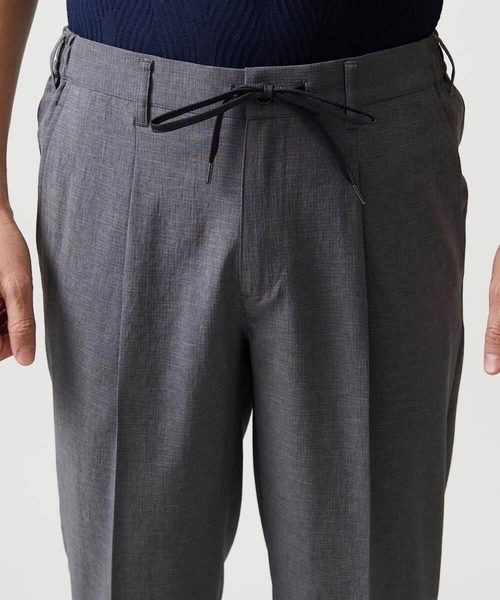 MICHEL KLEIN HOMME (ミッシェルクランオム)の「9分丈セミイージースラックスパンツ(スラックス・メンズ・ブラック/ダークグレー・MEDIUM/LARGE/X-LARGE)」の9枚目の写真
