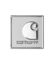 Kinetics（キネティクス）の「Carhartt WIP SQUARE LABEL PIN（カーハートワークインプログレス スクエアラベルピン）（ブローチ/コサージュ）」