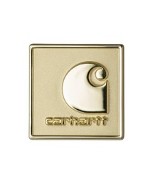 Kinetics（キネティクス）の「Carhartt WIP SQUARE LABEL PIN（カーハートワークインプログレス スクエアラベルピン）（ブローチ/コサージュ）」