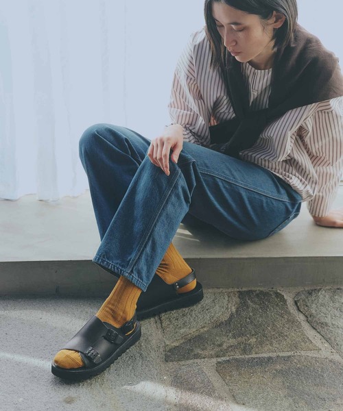 Organic handloom(オーガニックハンドルーム)の「Organic handloom / “SIENA” サンダル(サンダル・レディース・ブラック/シルバー・24/23/27/26/25/22)」の1枚目の写真