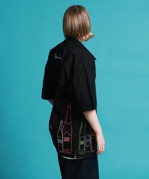 JACKROSE(ジャックローズ)の「YOIDORE 酒ボトル 刺繍シャツ(シャツ/ブラウス・メンズ・ブラック・M/L/XL)」の20枚目の写真