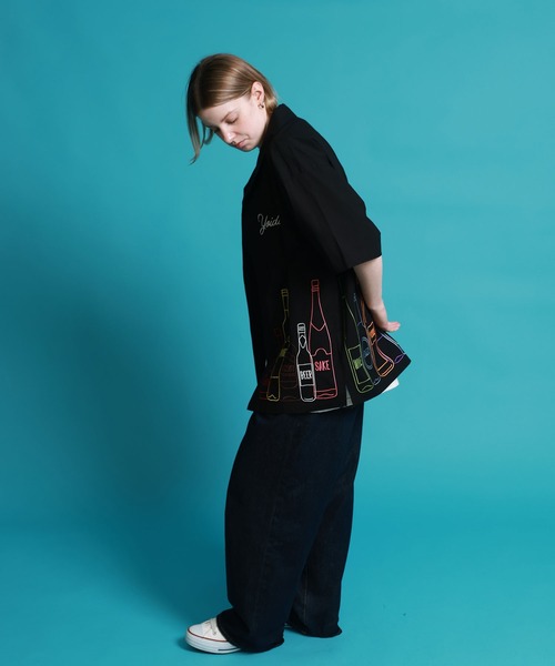 JACKROSE(ジャックローズ)の「YOIDORE 酒ボトル 刺繍シャツ(シャツ/ブラウス・メンズ・ブラック・M/L/XL)」の18枚目の写真