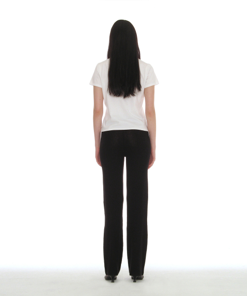 PARTIMENTO WOMEN（パルティメントウィメン）の「マイルス9コアリラックスドTシャツ_ホワイト（Tシャツ/カットソー・レディース・その他・SMALL/MEDIUM）」の4枚目の写真