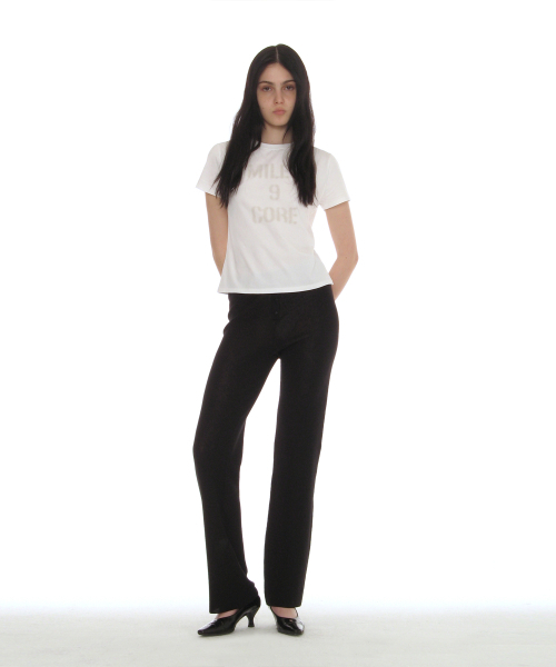 PARTIMENTO WOMEN（パルティメントウィメン）の「マイルス9コアリラックスドTシャツ_ホワイト（Tシャツ/カットソー・レディース・その他・SMALL/MEDIUM）」の6枚目の写真