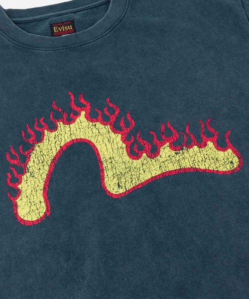 EVISU（エヴィス）の「EJ, BOLD SEAGULL S/S TEE（Tシャツ/カットソー・メンズ・ネイビー・LARGE/MEDIUM）」の3枚目の写真