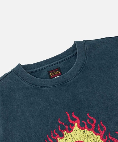 EVISU（エヴィス）の「EJ, BOLD SEAGULL S/S TEE（Tシャツ/カットソー・メンズ・ネイビー・LARGE/MEDIUM）」の4枚目の写真