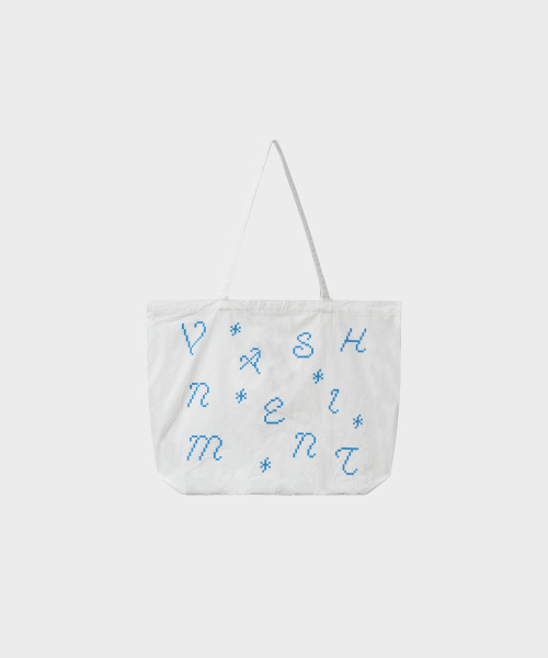 mayuppe エコバッグ Pixel eco bag_ivory（エコバッグ/サブバッグ）｜VANISHMENT（バニシュ