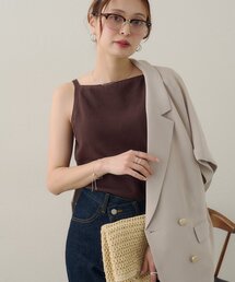 【Noka/WEB限定】カップ付ニットキャミソール