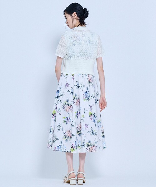 TOCCA（トッカ）の「SPIDER LACE KNIT レースニットカーディガン（カーディガン/ボレロ・レディース・アイボリー系/ブラック系・SMALL/MEDIUM）」の17枚目の写真