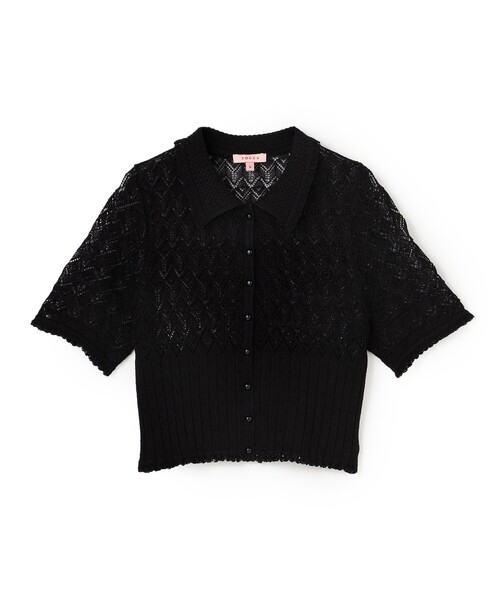 TOCCA（トッカ）の「SPIDER LACE KNIT レースニットカーディガン（カーディガン/ボレロ・レディース・アイボリー系/ブラック系・SMALL/MEDIUM）」の22枚目の写真