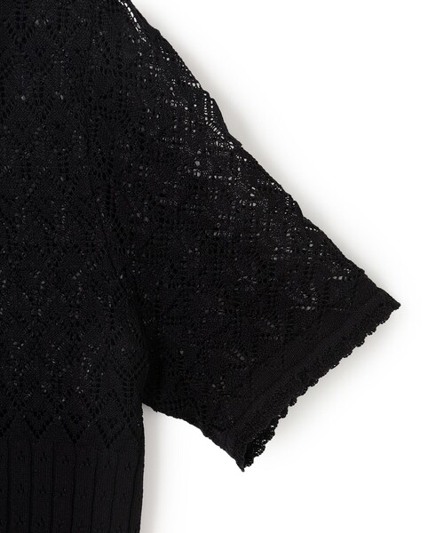 TOCCA(トッカ)の「SPIDER LACE KNIT レースニットカーディガン(カーディガン/ボレロ・レディース・アイボリー系/ブラック系・SMALL/MEDIUM)」の16枚目の写真