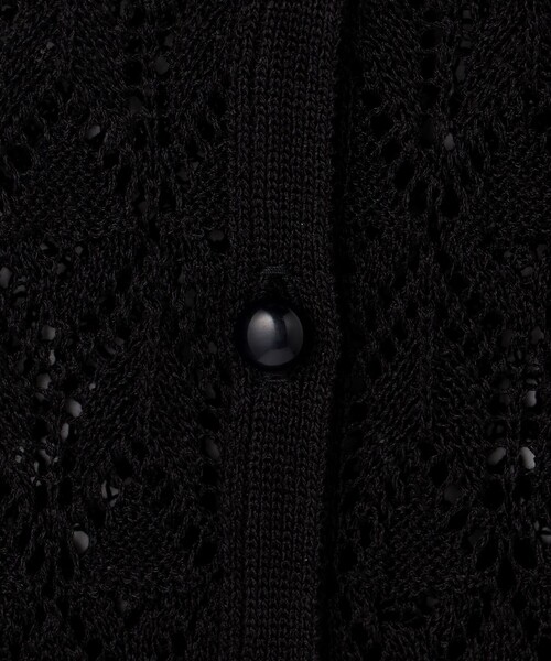 TOCCA（トッカ）の「SPIDER LACE KNIT レースニットカーディガン（カーディガン/ボレロ・レディース・アイボリー系/ブラック系・SMALL/MEDIUM）」の3枚目の写真