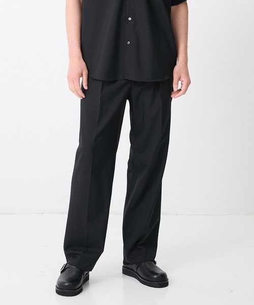 MARKAWARE/マーカウェア】ONE TUCK TAPERED EASY PANTS/【軽涼ウール