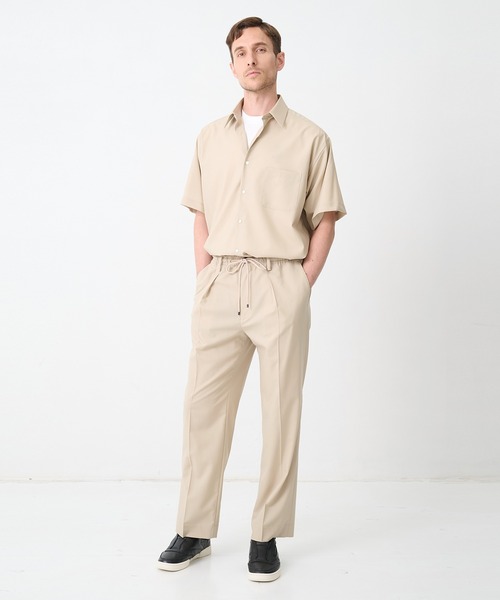 MARKAWARE/マーカウェア】ONE TUCK TAPERED EASY PANTS/【軽涼ウール