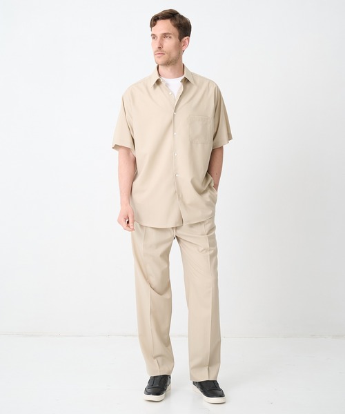 MARKAWARE/マーカウェア】ONE TUCK TAPERED EASY PANTS/【軽涼ウール