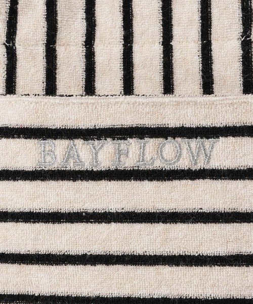 BAYFLOW（ベイフロー）の「[500mlペットボトルが入る]パイルスクエアミニロゴトート（トートバッグ・レディース・ピンク/ベージュ/ライトブルー・FREE）」の13枚目の写真