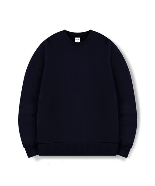 BASIC LABEL（ベーシックラベル）の「Oli Oversized fit sweatshirt 5 Color [BLBM_1001]（スウェット・レディース・ホワイト/ブラック/ネイビー/グレー/アイボリー・SMALL/MEDIUM/LARGE/X-LARGE）」の5枚目の写真