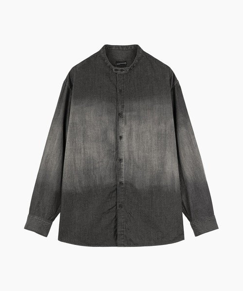 4.5oz градиентный джинсовый рубашечный воротник Big Shirt