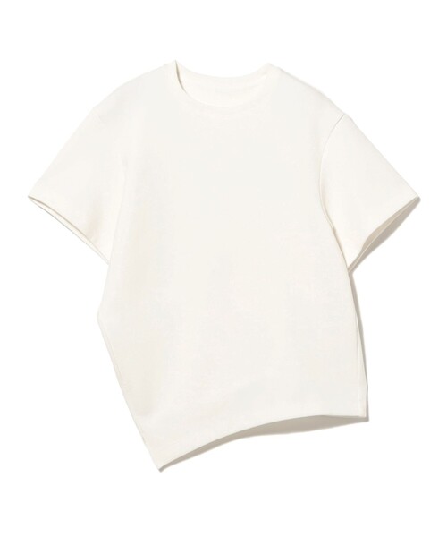 Demi-Luxe BEAMS（デミルクス ビームス）の「ブークレ アシンメトリーヘム Tシャツ（Tシャツ/カットソー・レディース・グレー/ブラウン/ホワイト・ONE SIZE）」の19枚目の写真