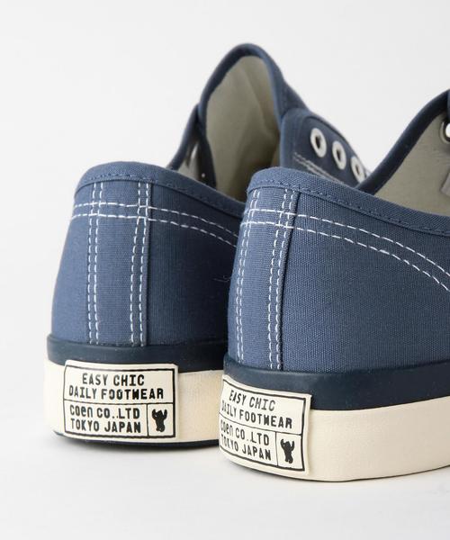 coen（コーエン）の「キャンバススリッポン16SS（スリッポン・メンズ・ブラック/ネイビー/ホワイト・25.5cm/27.5cm/26cm/27cm/26.5cm）」の9枚目の写真