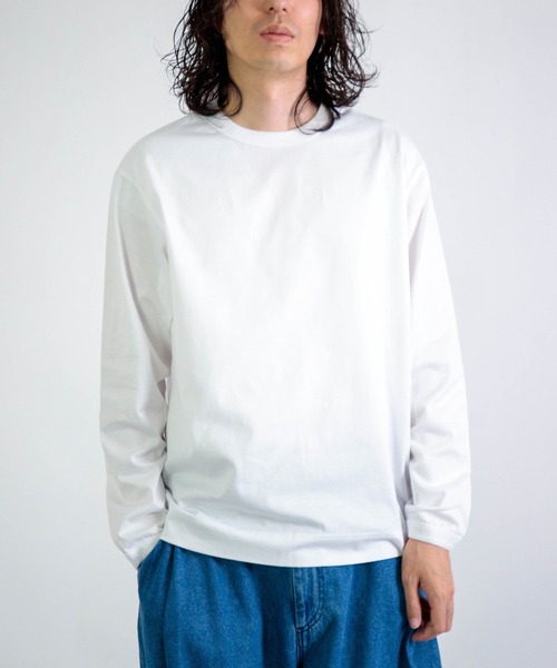DOMINGO SELECT（ドミンゴセレクト）の「[RINEN] 天竺 クルーネック（Tシャツ/カットソー・メンズ・ブラック/ホワイト・3/2）」の7枚目の写真