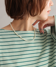 JOURNAL STANDARD relume | 《WEB限定追加2》relumeガラスパールネックレス40cm(ネックレス)