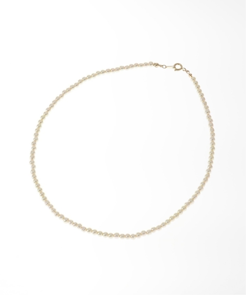JOURNAL STANDARD relume（ジャーナルスタンダード　レリューム）の「《WEB限定追加2》relumeガラスパールネックレス40cm（ネックレス・レディース・ホワイト・FREE）」の6枚目の写真