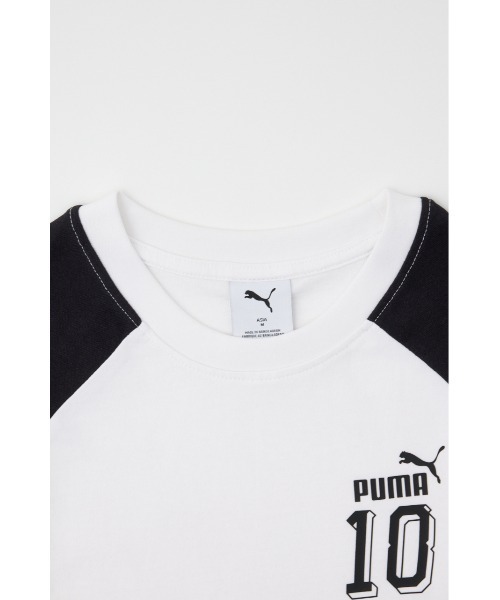 PUMA（プーマ）の「スリム ショート リンガー TS（Tシャツ/カットソー・レディース・ホワイト・MEDIUM）」の5枚目の写真
