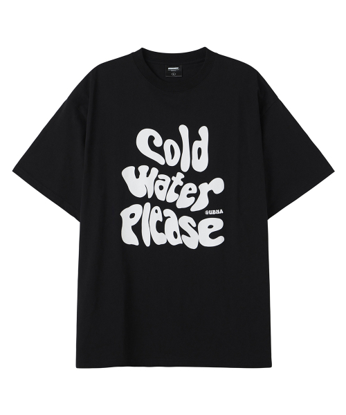 URBANAGE(アーバンエイジ)の「コールドウォータープリーズ オーバー半袖_ブラック(Tシャツ/カットソー・レディース・その他・MEDIUM/LARGE)」の1枚目の写真
