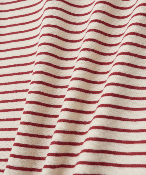 NOIRER(ノイア)の「コットンピンストライプTシャツ(アイレッド)(Tシャツ/カットソー・メンズ・その他・48/50/52)」の7枚目の写真