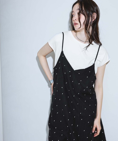 LAKOLE（ラコレ）の「＜接触冷感＞coolfiberノースリーブ / 679634（Tシャツ/カットソー・レディース・オフホワイト・FREE）」の5枚目の写真