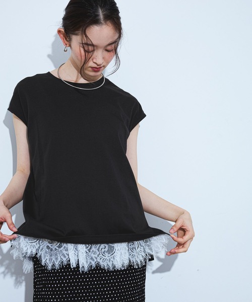 LAKOLE（ラコレ）の「＜接触冷感＞coolfiberノースリーブ / 679634（Tシャツ/カットソー・レディース・オフホワイト・FREE）」の12枚目の写真