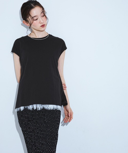 LAKOLE（ラコレ）の「＜接触冷感＞coolfiberノースリーブ / 679634（Tシャツ/カットソー・レディース・オフホワイト・FREE）」の14枚目の写真