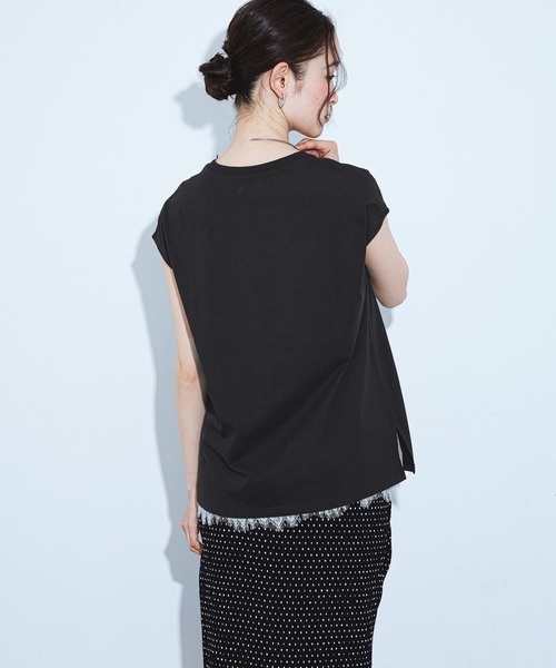 LAKOLE（ラコレ）の「＜接触冷感＞coolfiberノースリーブ / 679634（Tシャツ/カットソー・レディース・オフホワイト・FREE）」の16枚目の写真