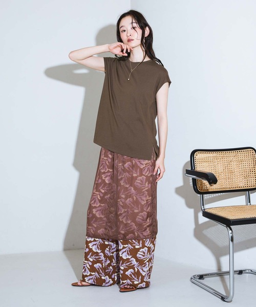LAKOLE（ラコレ）の「＜接触冷感＞coolfiberノースリーブ / 679634（Tシャツ/カットソー・レディース・オフホワイト・FREE）」の17枚目の写真