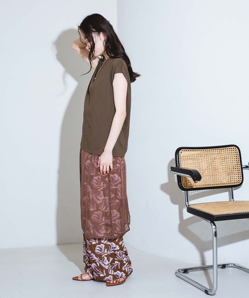 LAKOLE（ラコレ）の「＜接触冷感＞coolfiberノースリーブ / 679634（Tシャツ/カットソー・レディース・オフホワイト・FREE）」の18枚目の写真