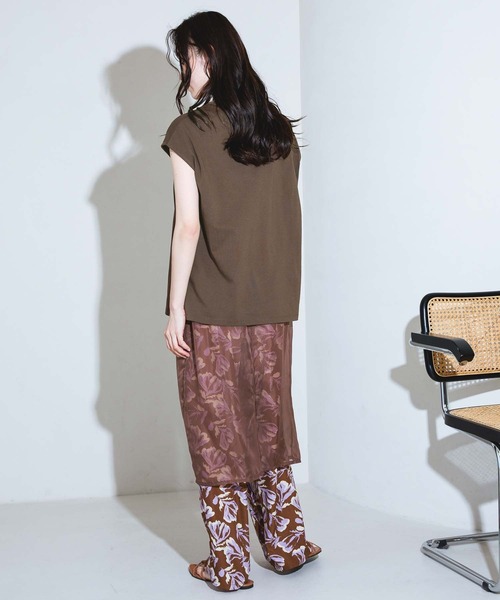 LAKOLE（ラコレ）の「＜接触冷感＞coolfiberノースリーブ / 679634（Tシャツ/カットソー・レディース・オフホワイト・FREE）」の19枚目の写真