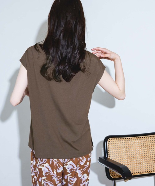 LAKOLE（ラコレ）の「＜接触冷感＞coolfiberノースリーブ / 679634（Tシャツ/カットソー・レディース・オフホワイト・FREE）」の22枚目の写真