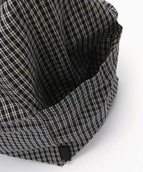 B.C STOCK(ベーセーストック)の「fellowww / フェロー CHECKERED SHOULDER BAG(ショルダーバッグ・メンズ・ブラウン/ネイビー/サックスブルー・FREE)」の9枚目の写真
