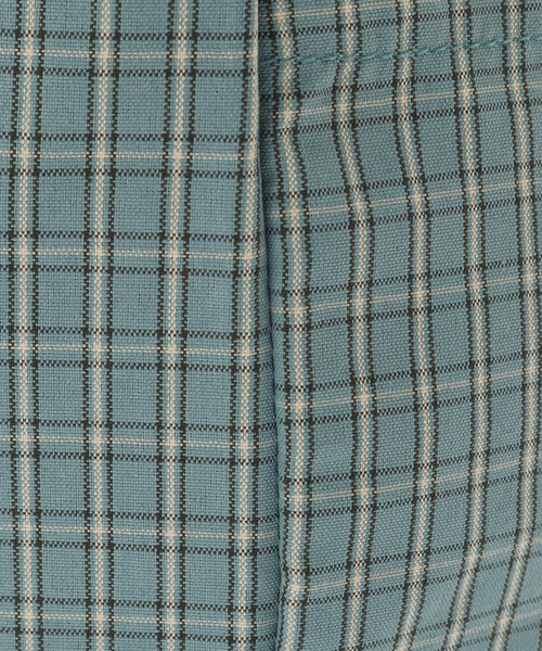 B.C STOCK(ベーセーストック)の「fellowww / フェロー CHECKERED SHOULDER BAG(ショルダーバッグ・メンズ・ブラウン/ネイビー/サックスブルー・FREE)」の15枚目の写真