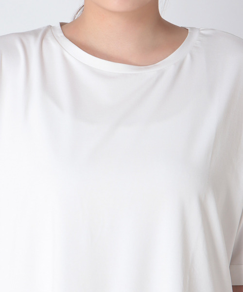 Three Four Time(スリーフォータイム)の「レースアシメヘムプルオーバー(Tシャツ/カットソー・レディース・ブラック/オフホワイト・FREE)」の5枚目の写真